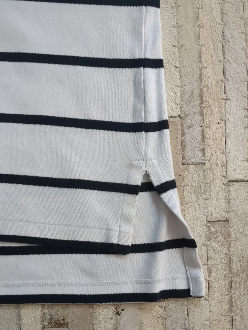 Polo Ralph Lauren Men's XL Vintage 90s 100% Cotton Jersey Striped Polo Shirt